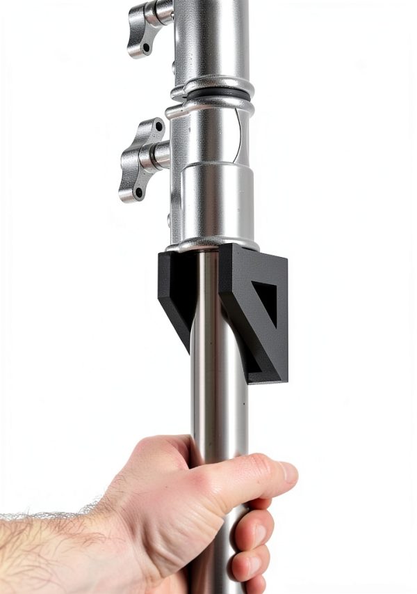 C stand Wall Hook - Home Photo/Video Studio Space Saver/Organizer - Century Stand Mount Hanger Rack-2