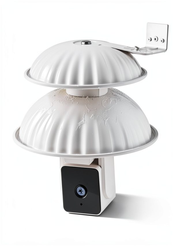 2 Pack Wall Mount with Rain Cover for WYZE Cam Pan V3/V2, Weatherproof-4